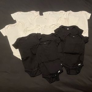 6-9 Month Gerber Onesies.